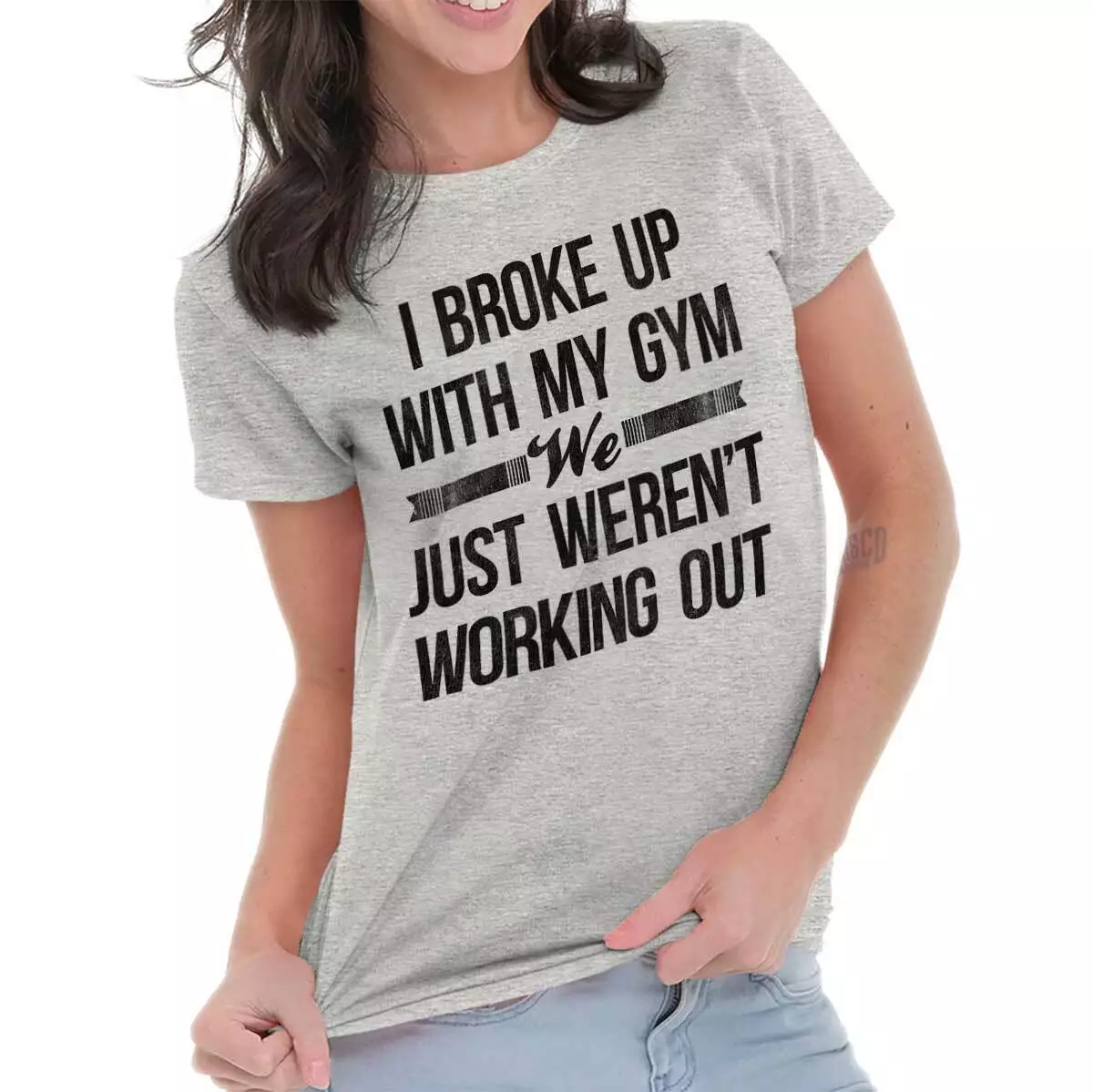 Funny Gym Sayings Workout Fitness Humor Gift Graphic T Shirts for