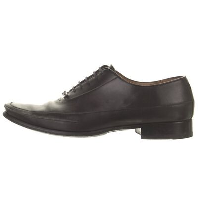 Louis Vuitton Black Lace Up Leather Oxford Shoes Size 8.5 Louis Vuitton Calfskin Mens Formal Derby Shoes 8 Black  main image 2