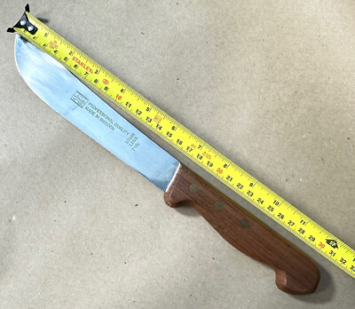 FROSTS MORA Wooden Handle CHEFS KNIFE 6.5  Blade #7176 - Made in Sweden