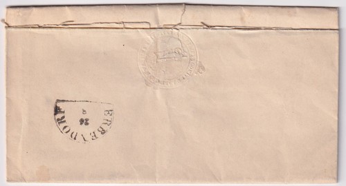 Bayern 3 Kreuzer Mi.No. 2 Luxury Letter Vohenstrauss "364" To Erbendorf 1851 - Picture 3 of 3