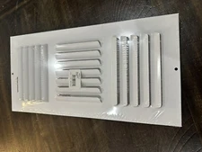 Hart & Cooley 303146 14X6 Ceiling Curved Blade Three Way Register 13432