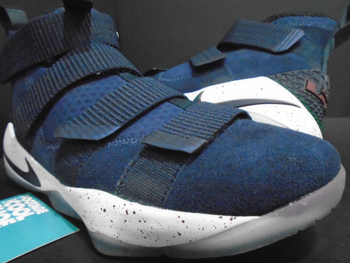 NIKE ZOOM LEBRON SOLDIER XI 11 USA OLYMPIC COLLEGE NAVY WHITE RED