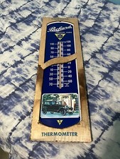 New Retro Rare Vintage Packard Motor Cars Metal Thermometer Gas Oil Sign Box New Retro Rare Vintage Packard Motor Cars Metal Thermometer Gas Oil Sign Box