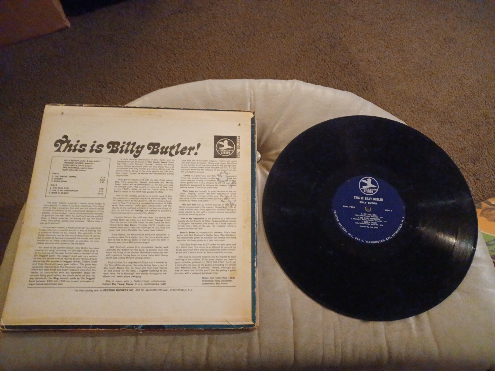 1st Rvg Billy Butler-This Is Billy Butler! (STRONG VG) PRST 7622 ☆RVG☆ 1st ...