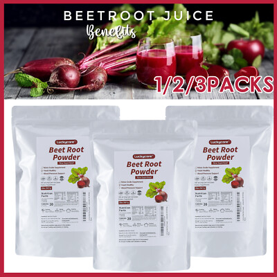 2/4/6 LB Organic Beet Root Powder Raw Pure Beta Vulgaris Nitric Oxide Booste