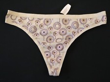 NEW Victoria's Secret VTG Y2K Body By Victoria Tencel Soft Thong Panty LARGE