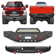 Fit 1999 2000 2001-04 Ford F250f350f450 Super Duty Front Rear Bumper W Lights Fit 1999 2000 2001-04 Ford F250f350f450 Super Duty Front Rear Bumper W Lights