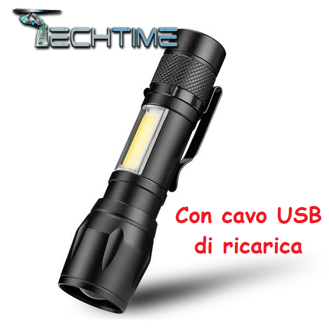 2 Torce LED Ricaricabili Lsnisni - Mini Torcia USB Con Magnete, Zoom E 3 Modalità - IPX5 Impermeabile - Foto 12