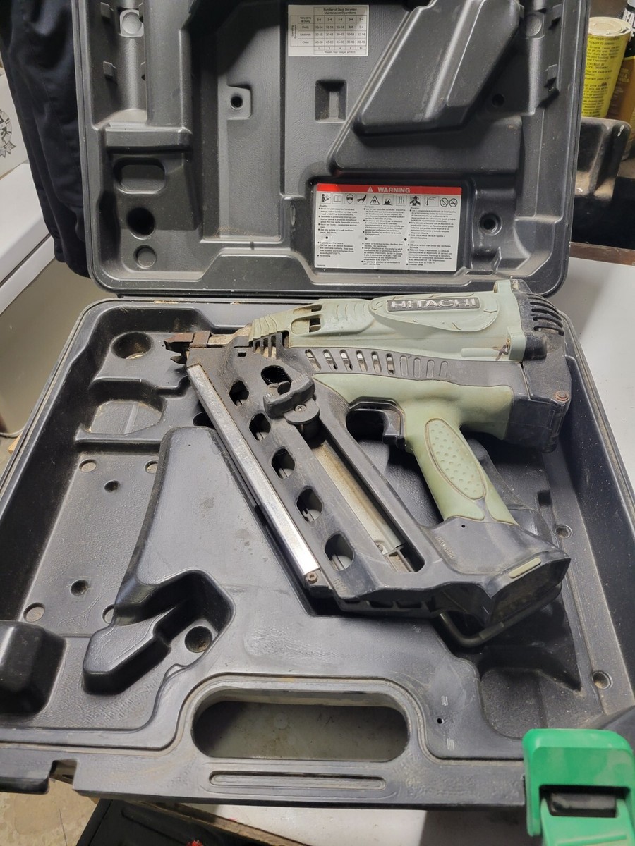 Hitachi Koki NR 90GC2 Gas Strip Nailer 3-1/2