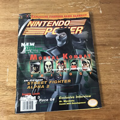 Nintendo Power Volume 89 Mortal Kombat Magazine w/ Poster | eBay