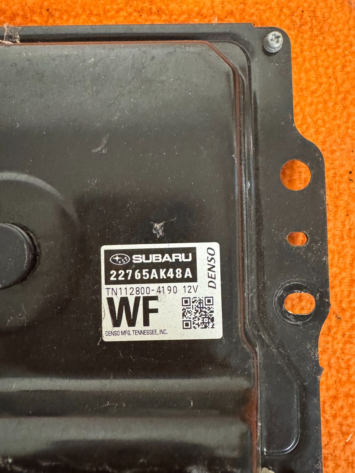 2017 SUBARU LEGACY ELECTRIC CONTROL MODULE 2.5L OEM (P)22765AK48A