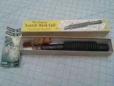 Vintage "The Amazing Scotch Duck Call" Original Box and Bonus Faulks Call