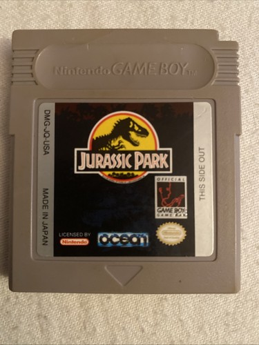 Nintendo Gameboy Jurassic Park Video Game Cart Only