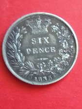 1835 sixpence
