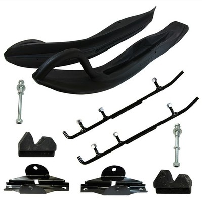 Exo-S Touring Skis, Mount Kit & 4'' Carbides for Yamaha Many 2007-2017 SEE LIST