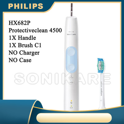 Philips Sonicare HX686P Optimal Clean ProtectiveClean Sonic Toothbrush w/Head C1