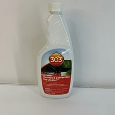 303 TONNEAU COVER & CONVERTIBLE SOFT TOP CLEANER -RAG TOP -REMOVE GRIME 16oz