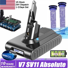 21.6V 9500mAh Replacement Battery for Dyson V7 SV11 Animal V7 Fluffy or Filters