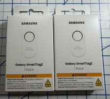 Samsung Galaxy SmartTag2 Set Of 2 Bluetooth GPS Tracker Smart Tag White