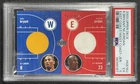 KOBE BRYANT MICHAEL JORDAN PSA 5 2003-04 UPPER DECK EAST WEST COAST GU JERSEY
