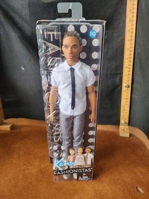 New 2016 Mattel Ken Fashionistas #10 Classic Cool Black Doll NIB NRFB