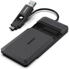 Festplattengehäuse 2,5 Zoll, USB C 3.2 Gen 2...