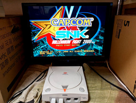 SEGA Dreamcast Console 2 Controller Visual Memory Marvel vs Capcom 2 Japan