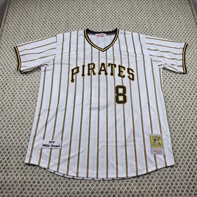 Willie Stargell #8 Pirates Cooperstown Baseball Jersey XL White