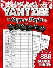Yahtzee Score Pads: 888 Large Pads for Scorek...