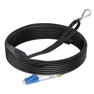 Rambocables 98Ft/30M Os2 Industrial Tpu Sm Single Mode Lc To Lc Fiber Optic