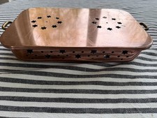 Vintage Christian Wagner Rein-Kupfer Deutscher Kupfer Speisenwärmer Rechaud Stövchen