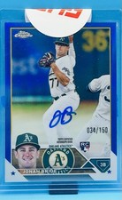 2023 Topps Chrome Rookie Auto JONAH BRIDE #RA-JBR BLUE /150
