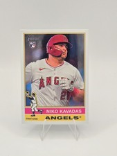 2025 Topps Heritage - Niko Kavadas #320 Chrome (RC) Angels