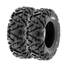 SunF A033 Tyre 24x11-10 24x11x10 Pair 'Power 1' 6-Ply E-Marked ATV UTV QUAD