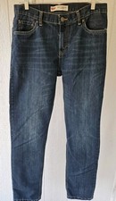 Levis 502 Regular Taper Boy's 30 X 30 Blue Jeans Size 20 Measures 30 X 32 