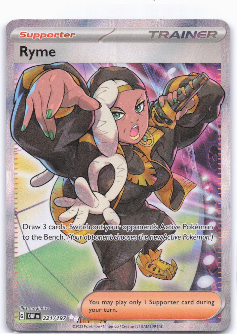 SV03: Obsidian Flames #221/197 Ryme