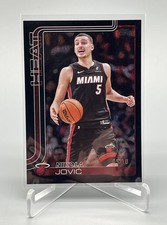 2025-26 Topps BLACK HOLO SSP #d 5/10 Nikola Jovic MIAMI HEAT JERSEY # Ebay 1/1