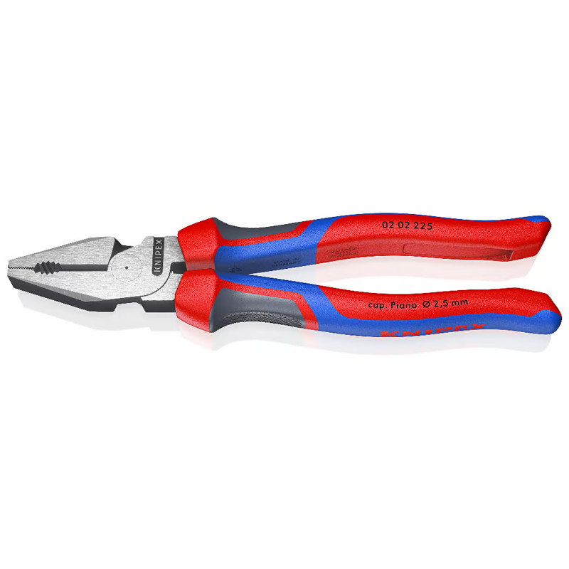 Knipex 02 02 225 High Leverage Combination Pliers Comfort Handles 225mm