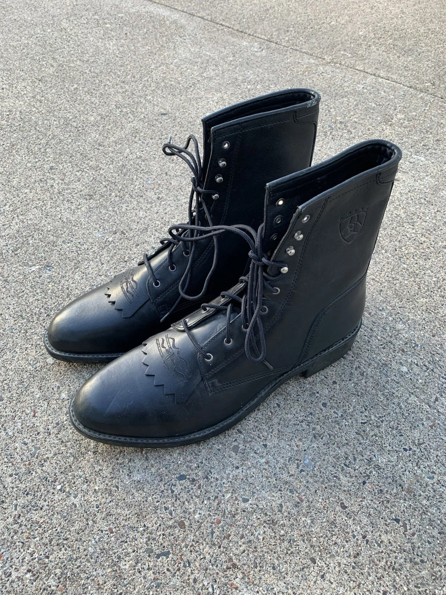 Black Ariat Lace Up Boots for Men for Sale | Shop New & Used  display picture 2