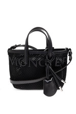 MONCLER Very Mesh $1270 Black Tote Bag New