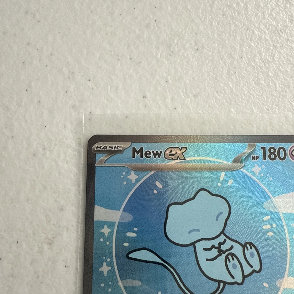 精灵宝可梦 TCG Paldean Fates Bubble Mew EX 232/091 特别插图 罕见 SIR 近乎完好 — 第 2/4 张图片