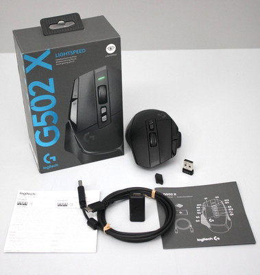 Logitech G502 X LIGHTSPEED Kabellose Gaming-Maus mit optisch-mechanischen - NEU