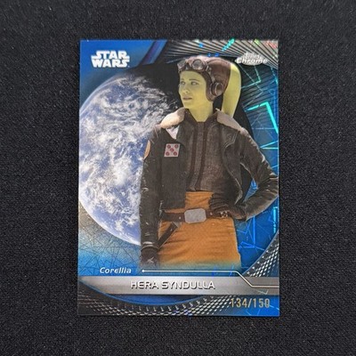 2025 Topps Star Wars Hyperspace Hera Syndulla Blue Lazer Refractor #20 /150