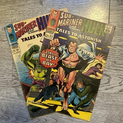 VINTAGE LOT of 2 TALES TO ASTONISH #84 #85 Comic Books 1966