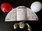 1999 Geodude Keyring with Pokeball Burger King Nintendo Pokemon Kids Meal Toy