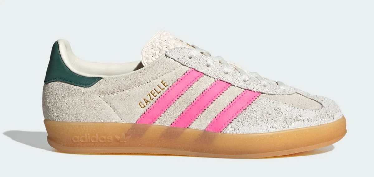 adidas Gazelle Indoor Off White Lucid Pink W for sale | eBay