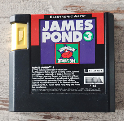 Electronic Arts James Pond 3: Operation Starfish Sega Genesis NTSC Spielmodul