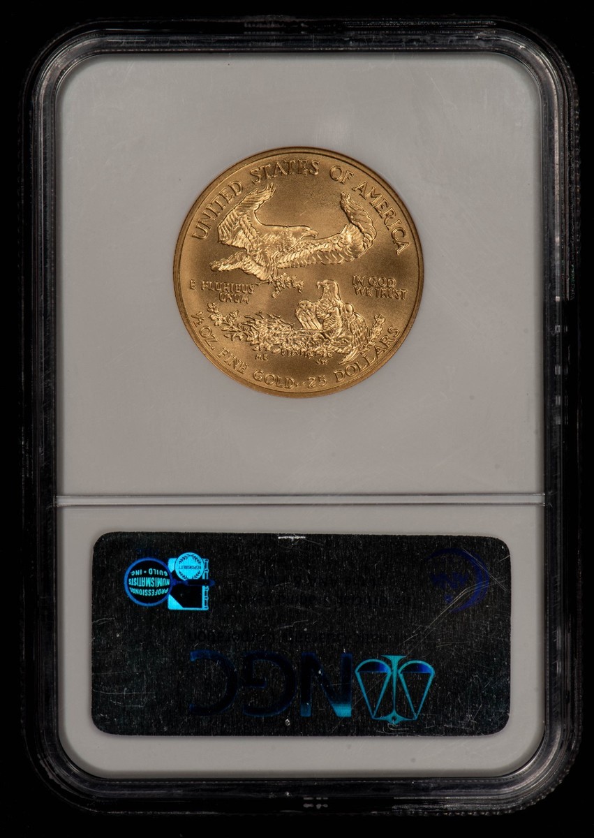 2007 $25 1/2 oz Gold American Eagle - NGC MS 70 - SKU-G5414 | eBay