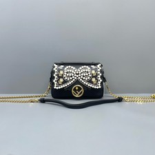 Fendi Pre-Owned Authentic Shoulder Bag Black Free Tracked Shipping