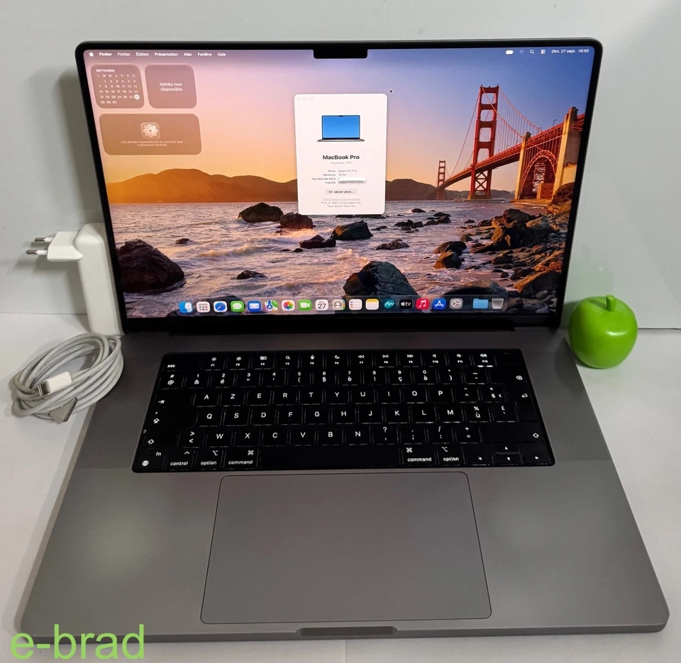 Apple MacBook Pro 16" M1 Pro · 16GB · 512GB, photo 2 sur 5